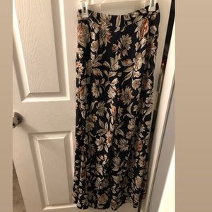 High Waisted Long Floral Pants Size Small!